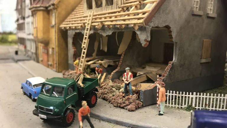 Was hier genau passiert ist, steht bestimmt in der Aalener Stadtchronik – denn auf der Anlage ist nichts erfunden!