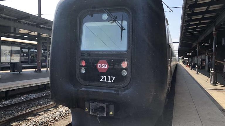 In Roskilde verkehren auch Gumminasen als Elektrotriebzüge der Baureihe ER.