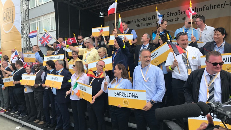 50 Straßenbahn-Fahrer sind die Teilnehmer der 7. TRAM-EM.