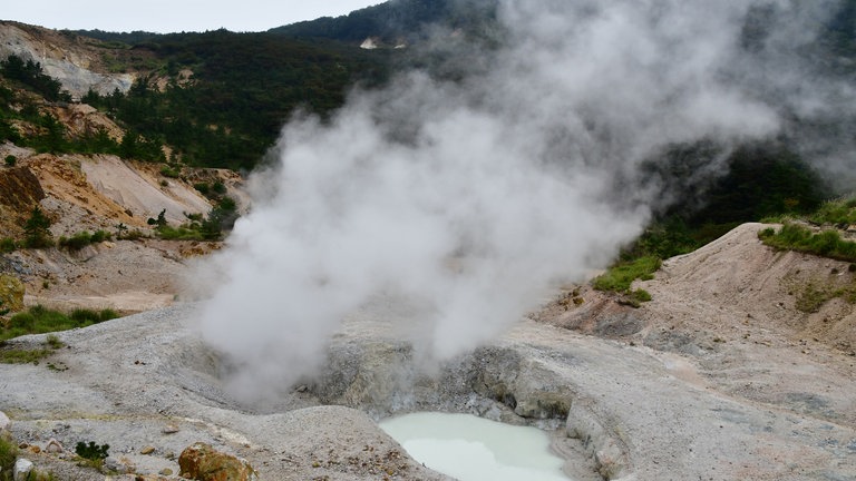 Die heißten Quellen von Yufuin.