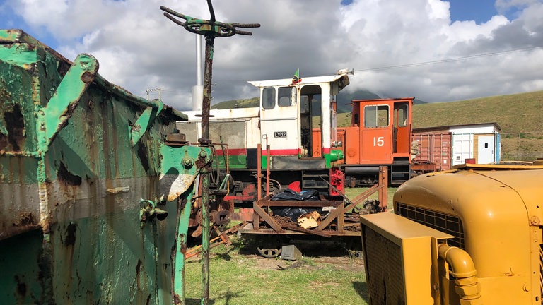 Auf St. Kitts sind die alten Loks langsam am Verschleißen. Die Eisenbahner freuen sich auf neue.