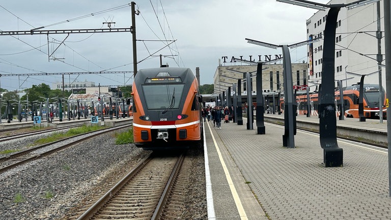 „Baltischer Bahnhof“ in Tallinn, der größte Bahnhof Estlands.
