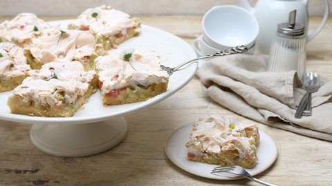 Rhabarber-Baiser-Kuchen