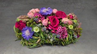 Blumenwiese für den Tisch