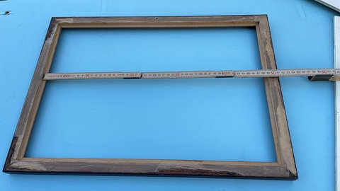 Ausmessen des inneren Rechtecks des Rahmens: 