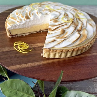 Zitronentarte mit Baiserhaube