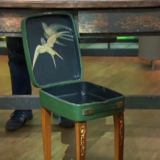 Koffertisch: Tisch aus altem Koffer bauen