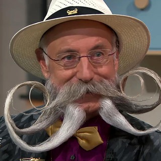 Jürgen Burkhardt, sechsfacher Bart-Weltmeister