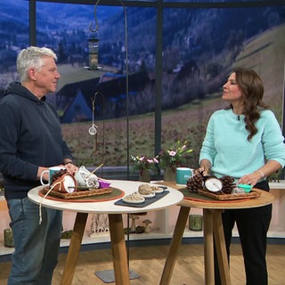 Carsten Weber, Experte für Naturschutz, im Gespräch mit Moderatorin Fatma Mittler-Solak