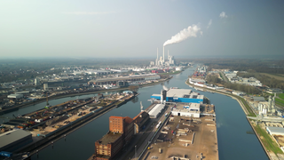 Rheinhafen in Karlsruhe