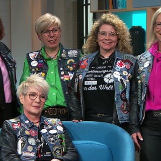 Die Frauen des Mofa Clubs "Spätzünder"