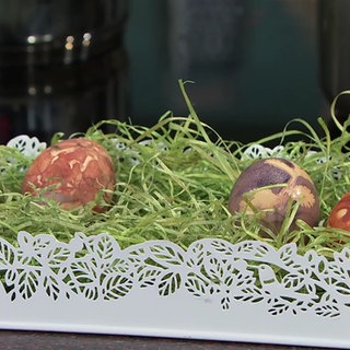 Natürlich gefärbte Eier