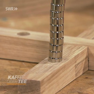 Topfuntersetzer am entstehen