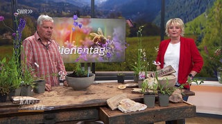 Naturschützer Carsten Weber und Moderatorin Heike Greis