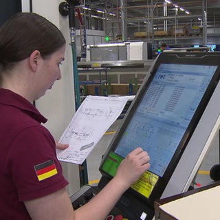 Carina Bühler Zerspannungsmechanikerin