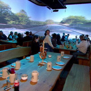 5D-Indoor-Floßfahrt in Langenau