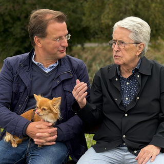 Frank Elstners und Zoodirektor Matthias Reinschmidt verbindet eine tiefe Freundschaft.