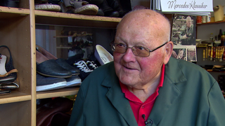 92, Schuhmacher und noch keine Rente in Sicht 