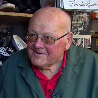 92, Schuhmacher und noch keine Rente in Sicht 