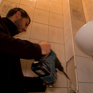 Wasserrohrbruch bei den Zeilfelders.