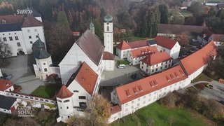 Das Schloss in Wolfegg aus der Luft