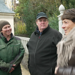Sonja im Pomeranzengarten in Leonberg.
