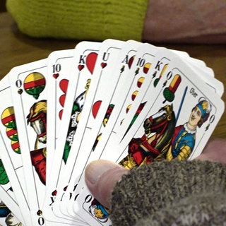 Karten des Spiels Binokel