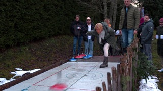 Eisstockbahn in Lenzkirch im Schwarzwald