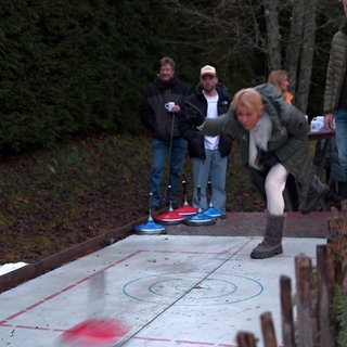 Eisstockbahn in Lenzkirch im Schwarzwald