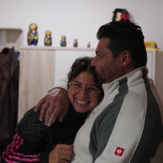 Domenico und seine Familie.