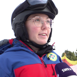 Bergretterin von der Bergwacht an der Schwarzwaldhochstraße