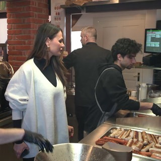 Küche des Bahnwärterhäusle Currywurst-Treff