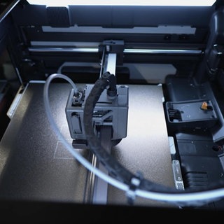 Ein 3D-Drucker von Innen