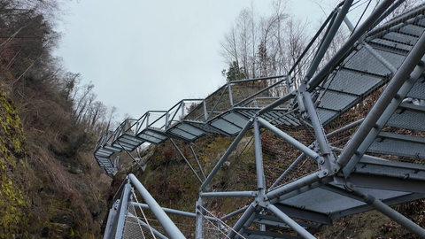 Aussichtsplattform an der Marienschlucht.