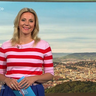 Moderatorin Jana Kübel