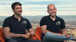 Die Karlsruher Zoo-Docs Lukas Reese und Marco Roller.