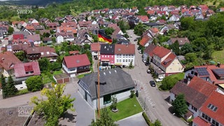 Riesen-Flagge für Deutschland in Schorndorf