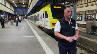 Regionalzug am Hauptbahnhof Stuttgart