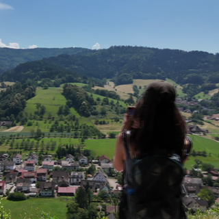 Panoramablick über das Glottertal