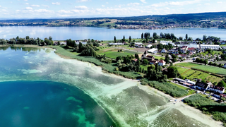 Luftaufnahme der Insel reichenau im Bodensee