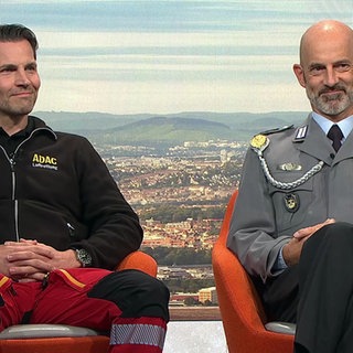 Die Heli-Retter Jens Jasper und Dirk Hornig