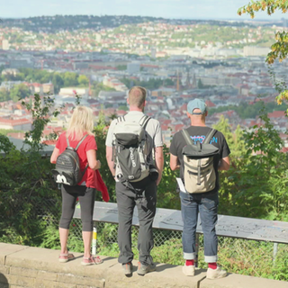 Ausblick vom Santiago de Chile-Platz in Stuttgart