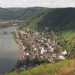 Wetter-Reporter Markus Bundt bei Treis-Karden