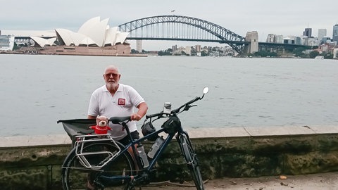 71-Jähriger aus Bingen umrundet mit dem Fahrrad Australien