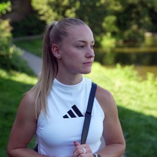 Sprinterin Sophia Junk träumt nach ihrem Sieg bei der Deutschen Meisterschaft jetzt von der WM-Medaille.