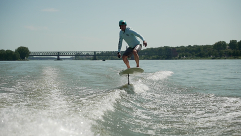 E-Foiler Erich Prasler aus Mainz