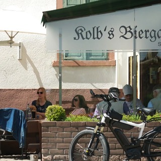Außenfassade vom Biergarten Kolb in Worms
