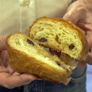Pain au Chocolat mit Sauerteig