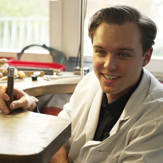 Marcel Gebert interessiert sich seit seiner Kindheit für Edelsteine.