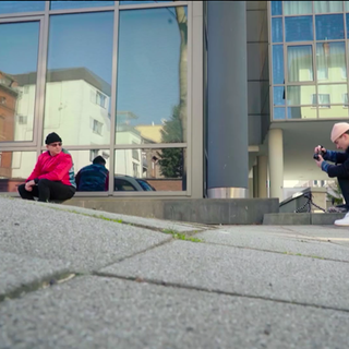 Alojz Abram und Jannik Diefenbach